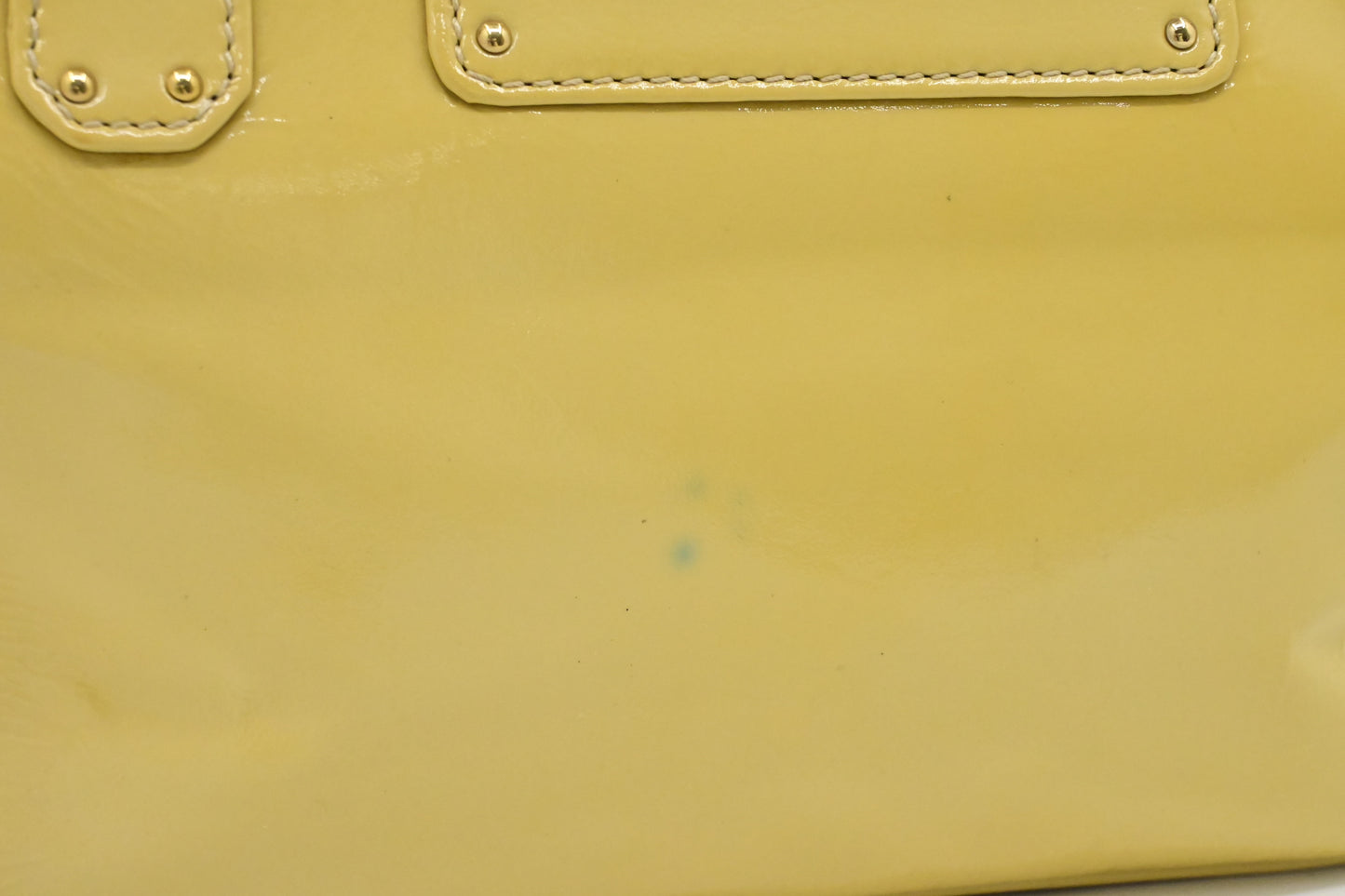 Louis Vuitton Cruise Sac Bicolore in Yellow Vernis Leather