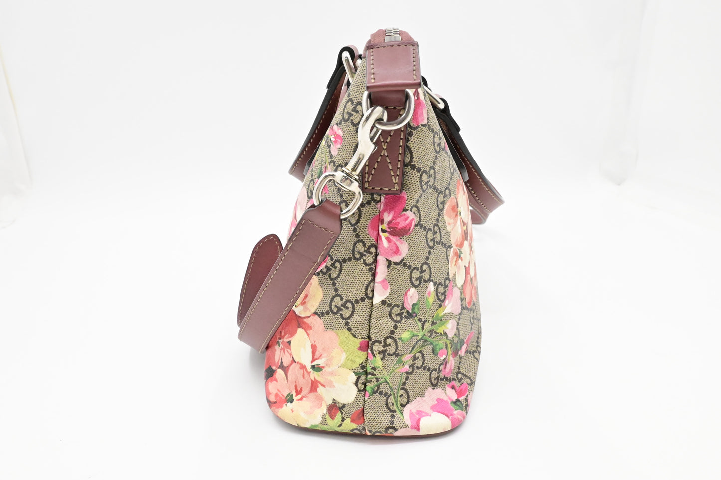 Gucci 2-Way Bag in Pink Blooms GG Canvas