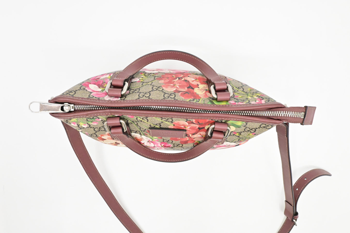 Gucci 2-Way Bag in Pink Blooms GG Canvas