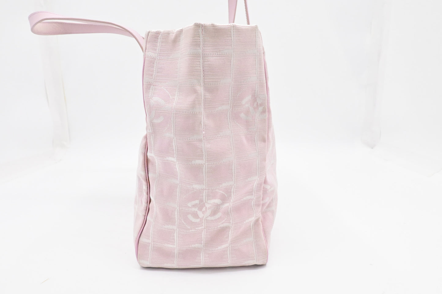 Chanel New Travel Line Tote in Pink Canvas