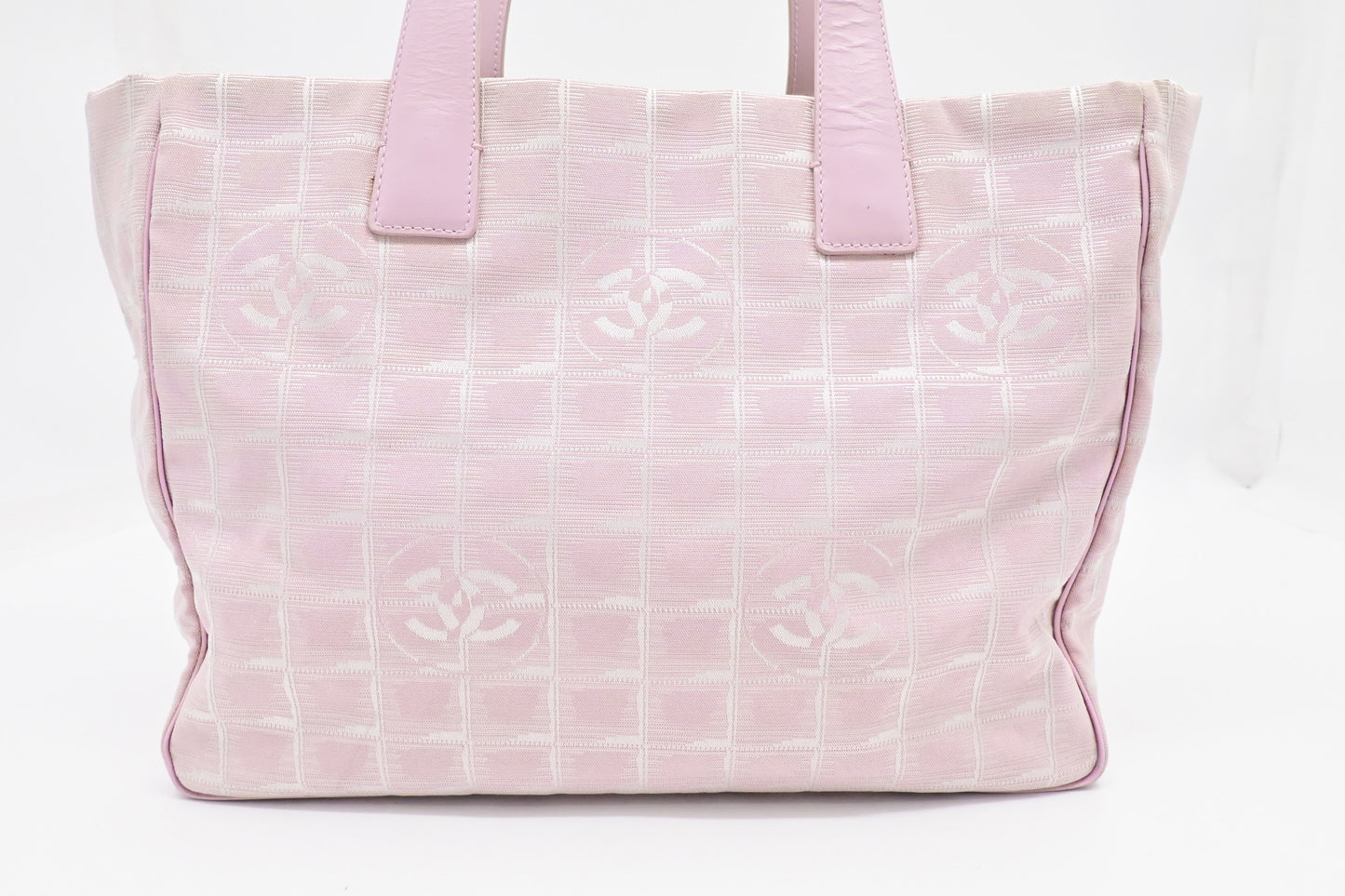 Chanel New Travel Line Tote in Pink Canvas