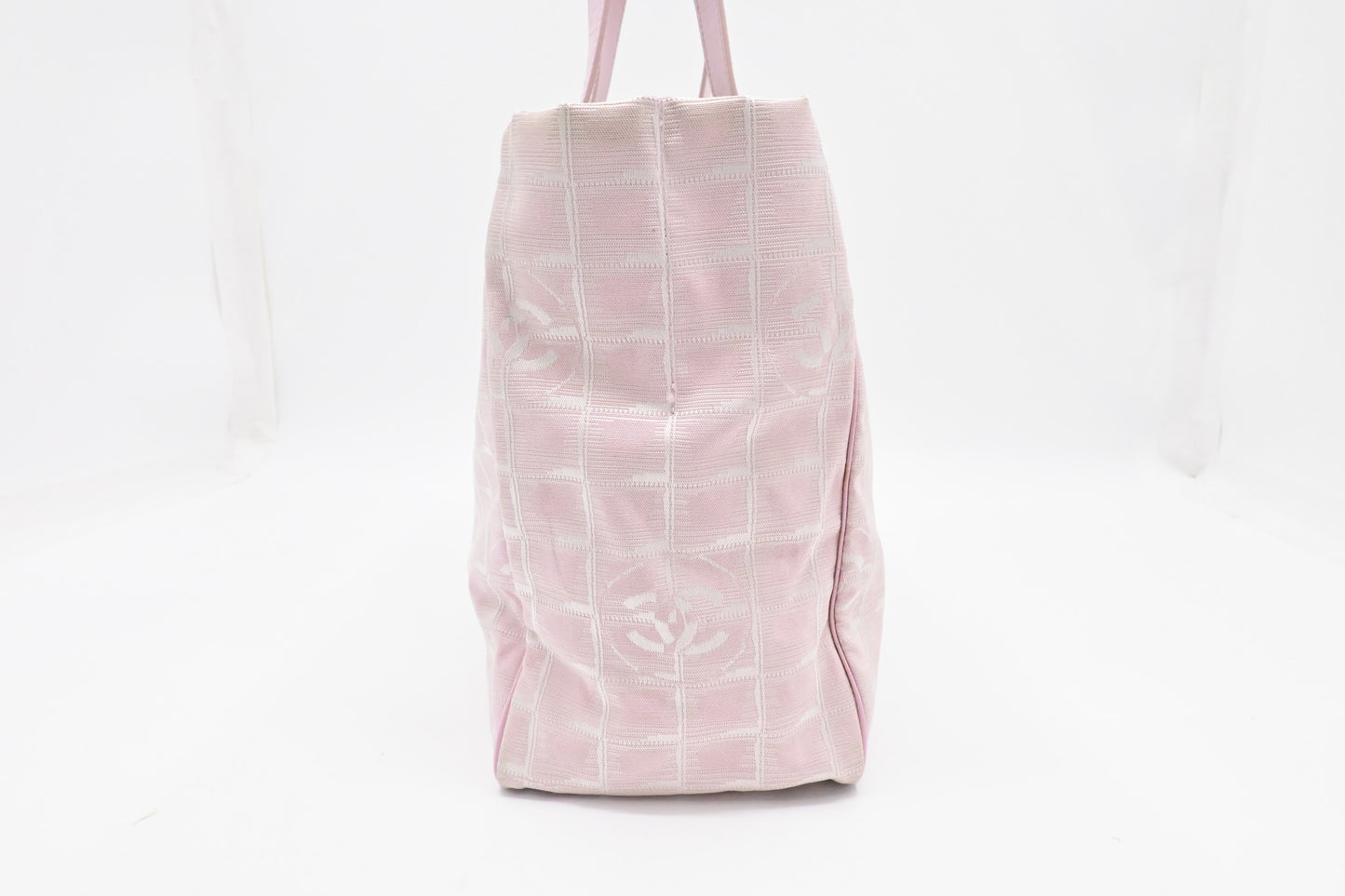 Chanel New Travel Line Tote in Pink Canvas