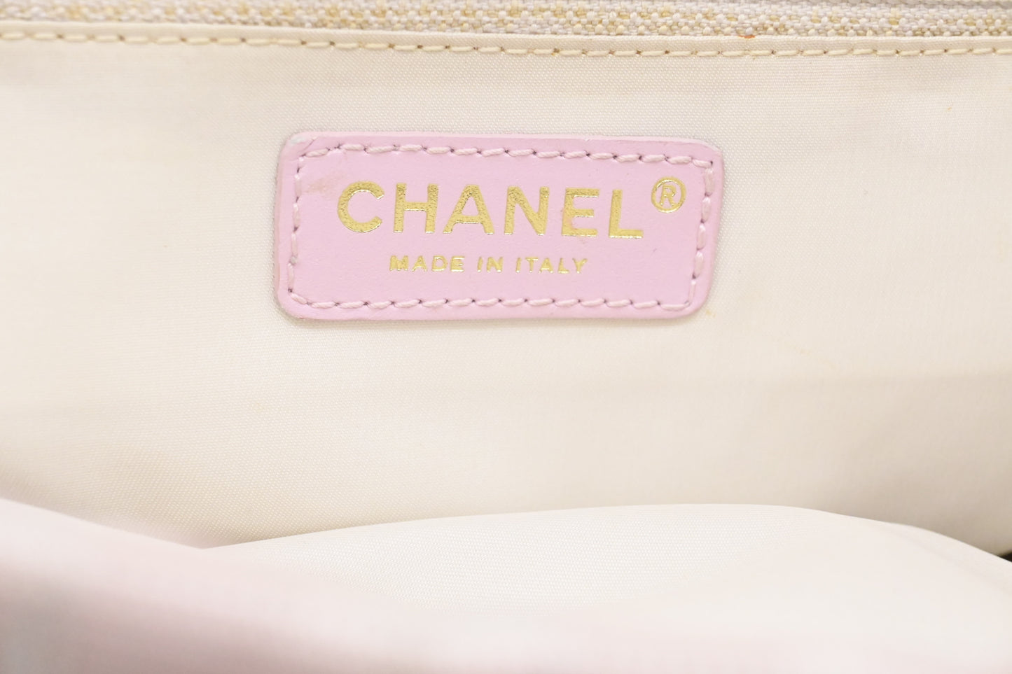 Chanel New Travel Line Tote in Pink Canvas