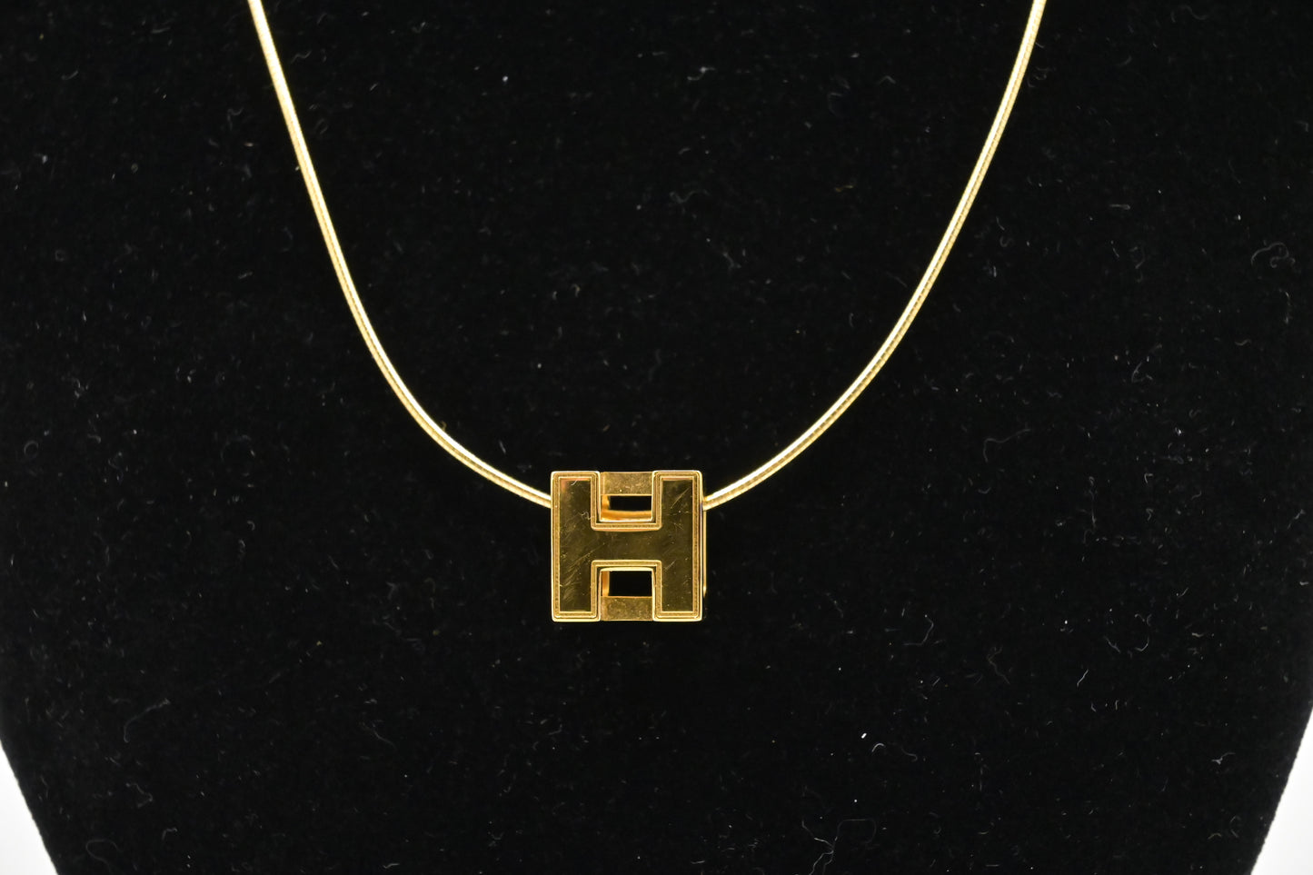 Hermes H Cube Necklace