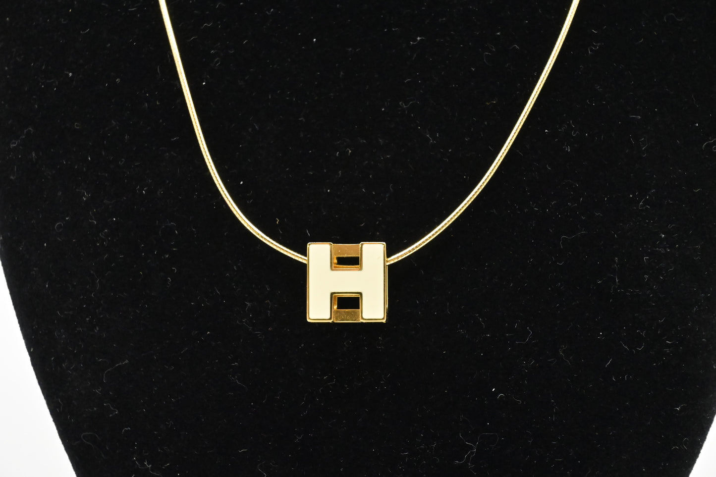 Hermes H Cube Necklace