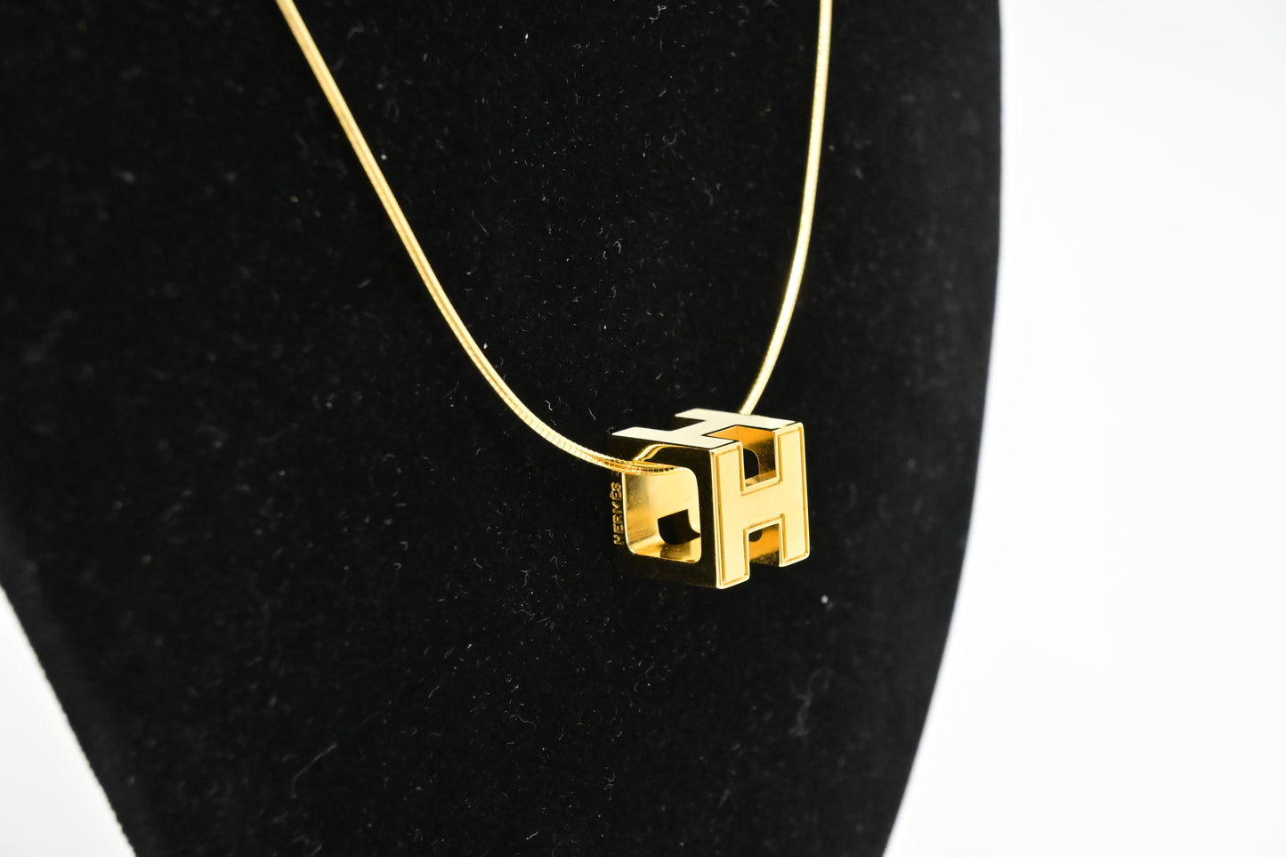 Hermes H Cube Necklace