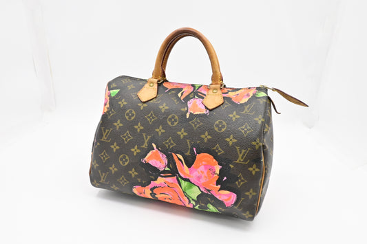 Louis Vuitton x Stephen Sprouse Speedy 30 in Monogram Roses Canvas