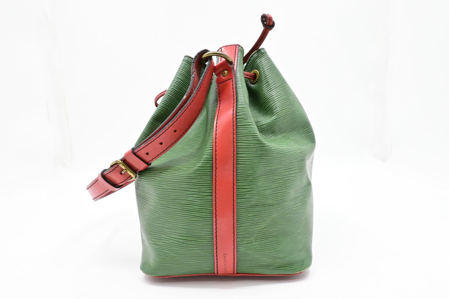 Louis Vuitton Petit Noe in Green & Red Epi Leather