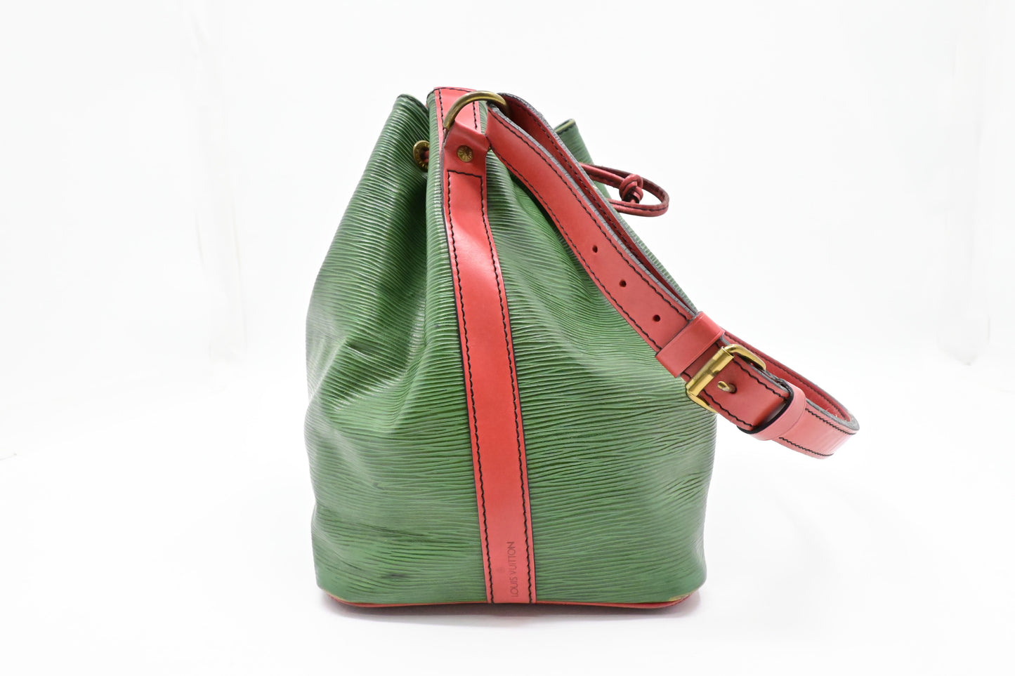 Louis Vuitton Petit Noe in Green & Red Epi Leather