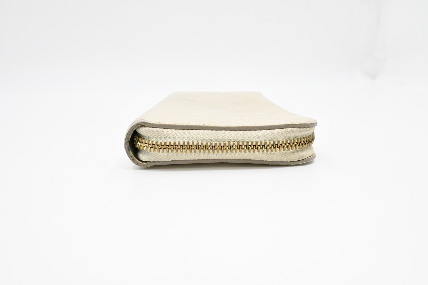 Louis Vuitton Long Zippy Wallet in White Empreinte Leather