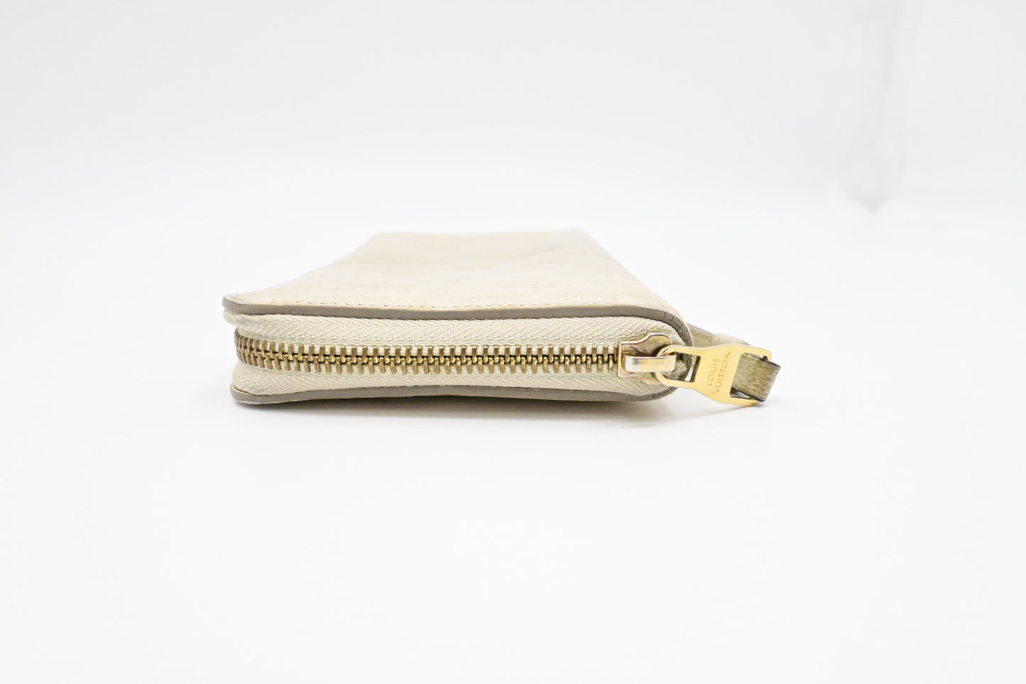 Louis Vuitton Long Zippy Wallet in White Empreinte Leather