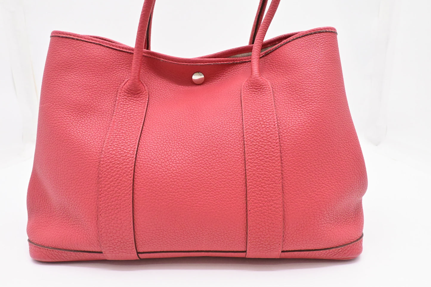 Hermes Garden Party 36 in Pink Leather