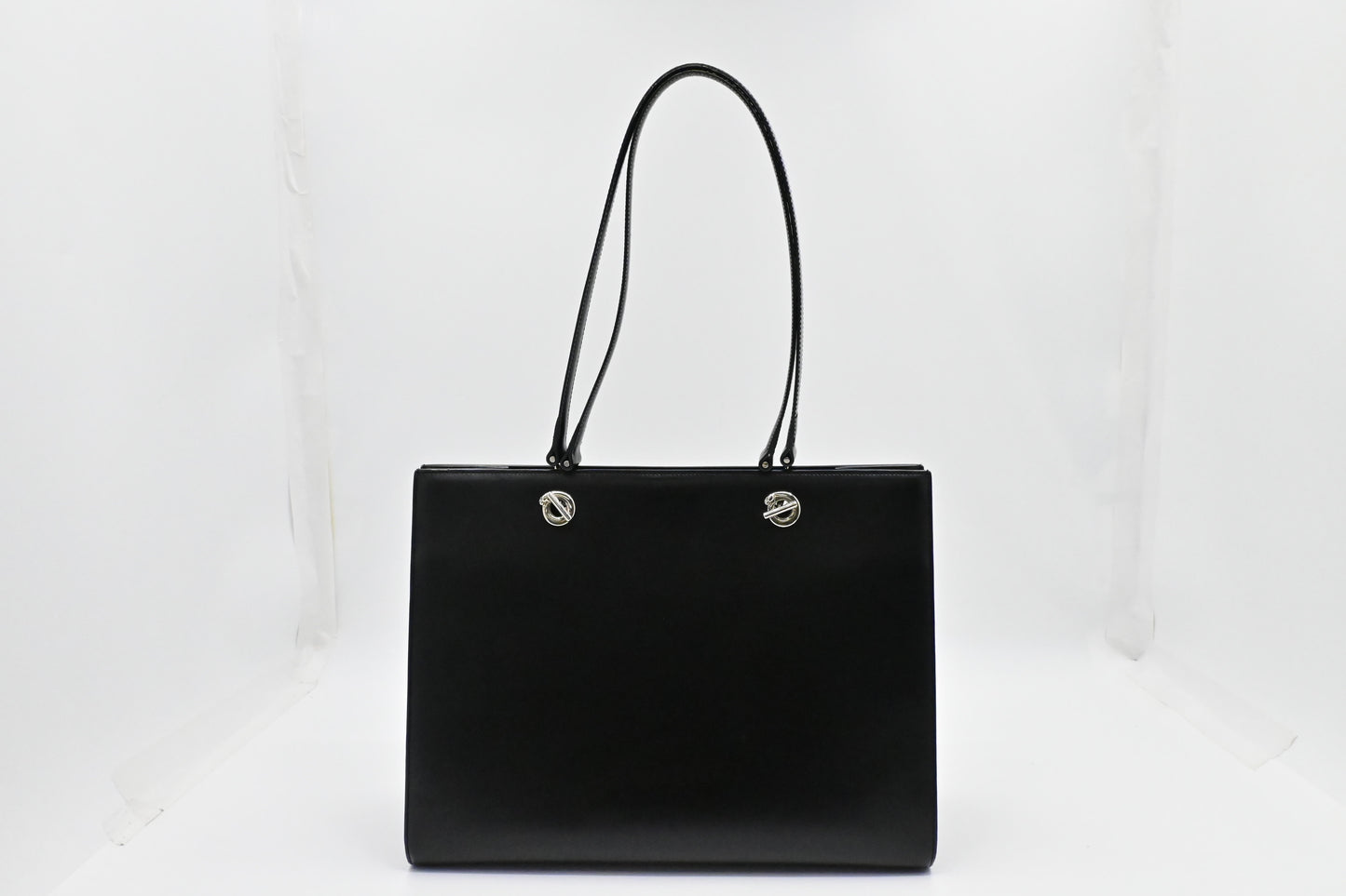 Cartier Panthere Tote Bag in Black Leather