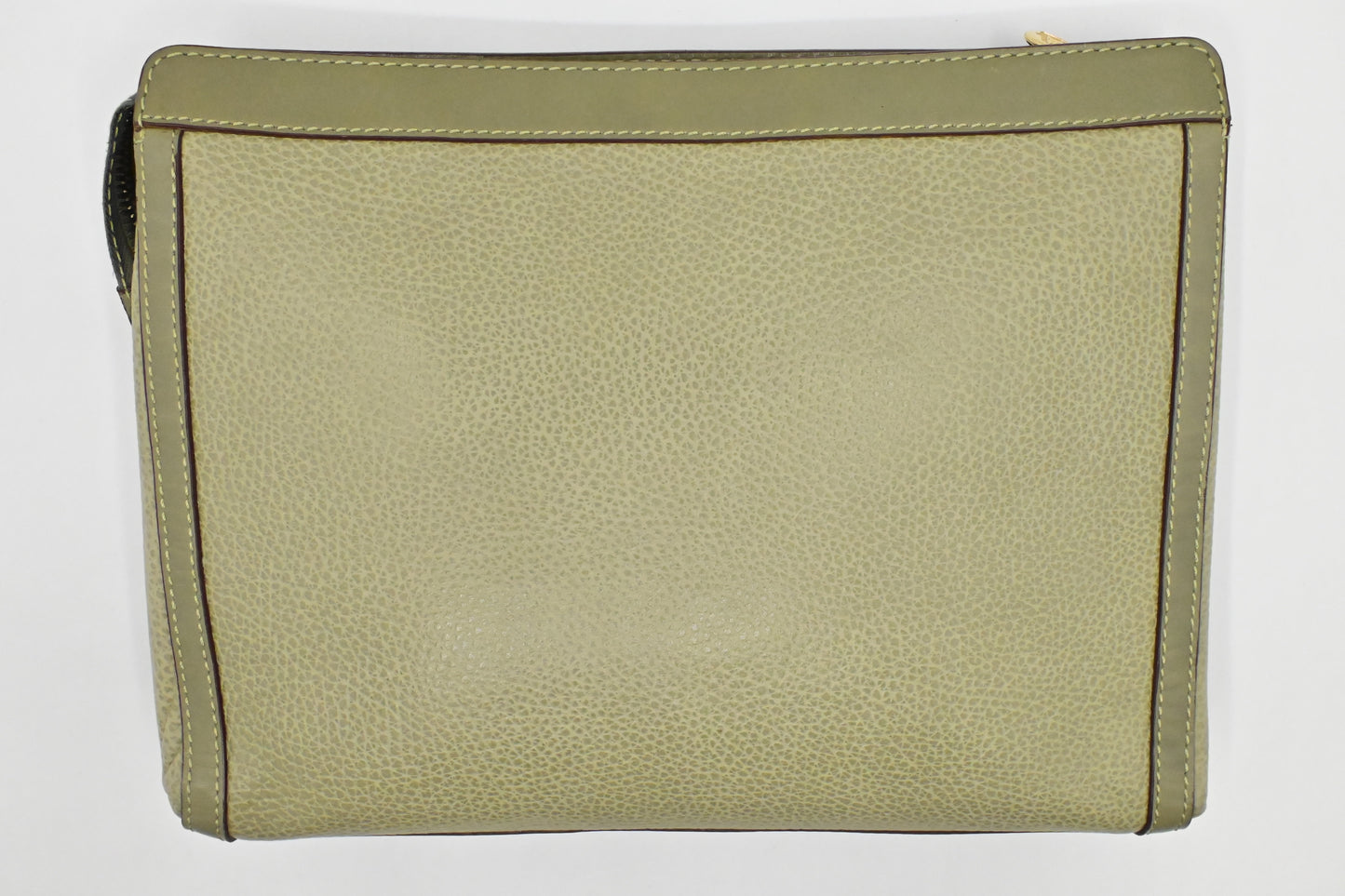 Celine Pouch in Olive Green Leather