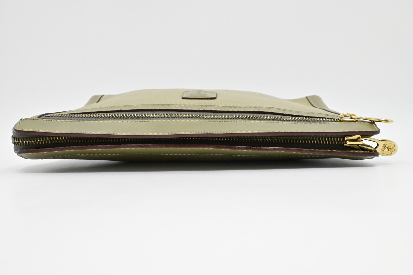 Celine Pouch in Olive Green Leather