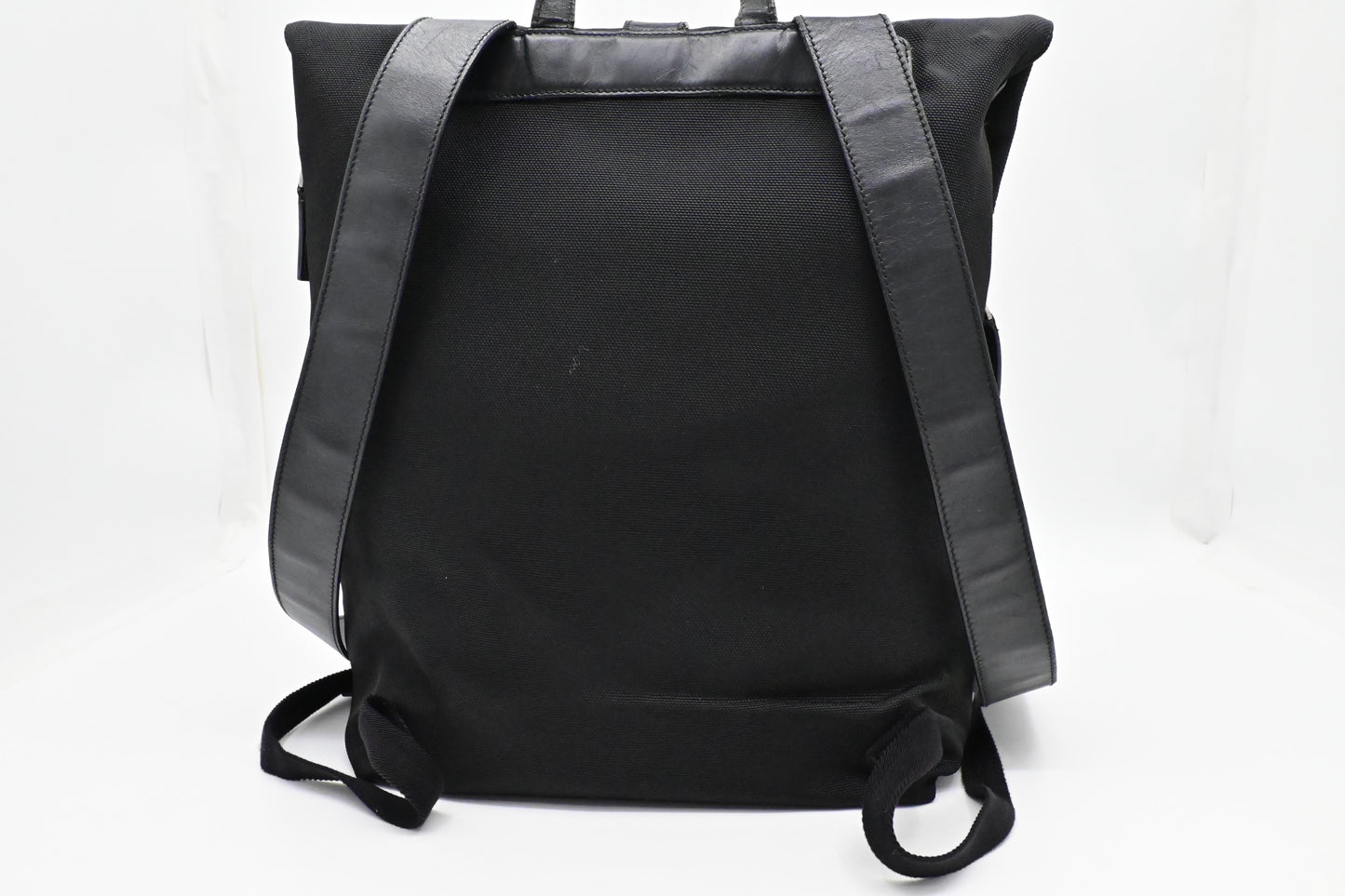 Gucci Web Techno Backpack in Black Canvas