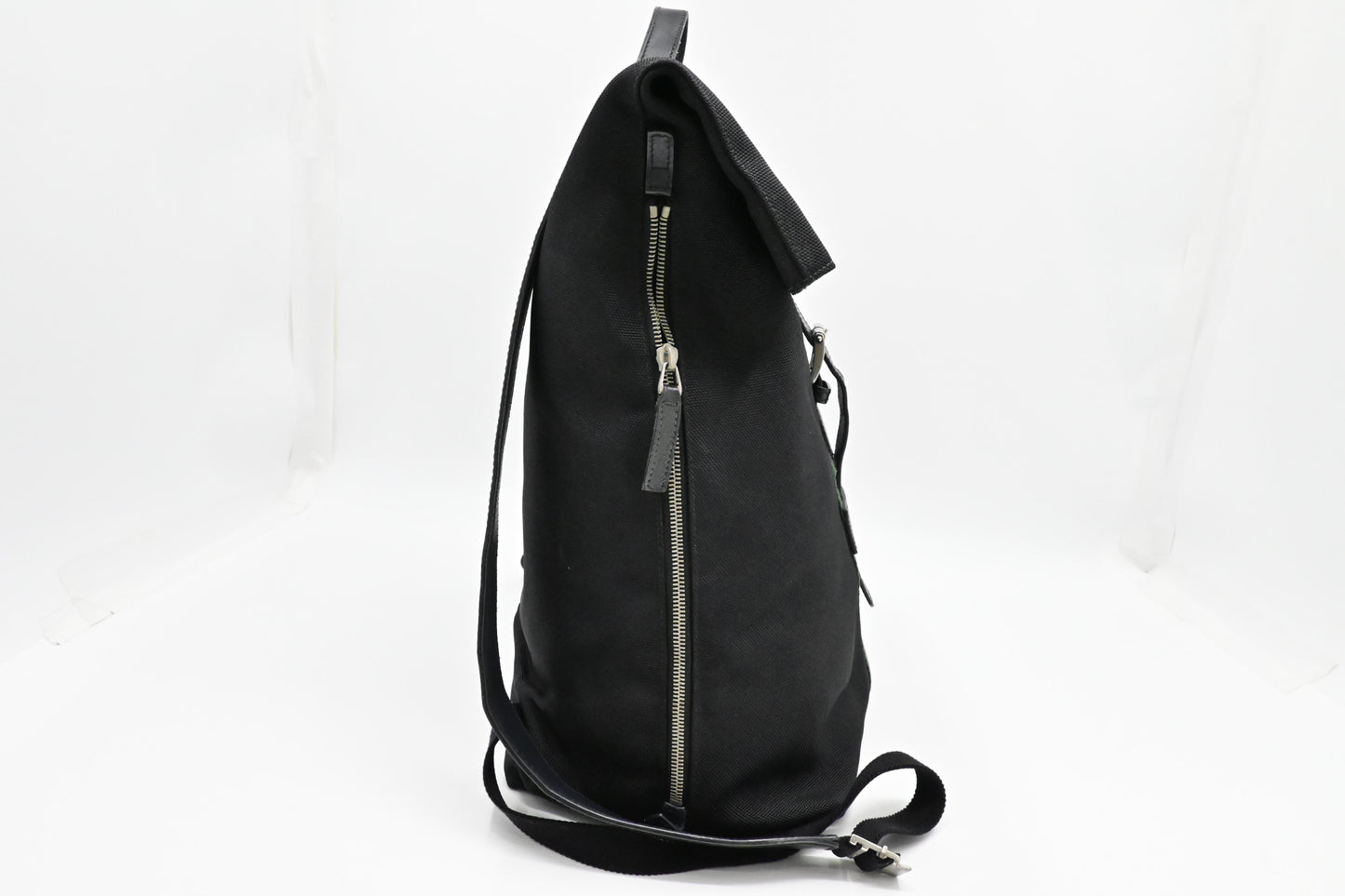 Gucci Web Techno Backpack in Black Canvas