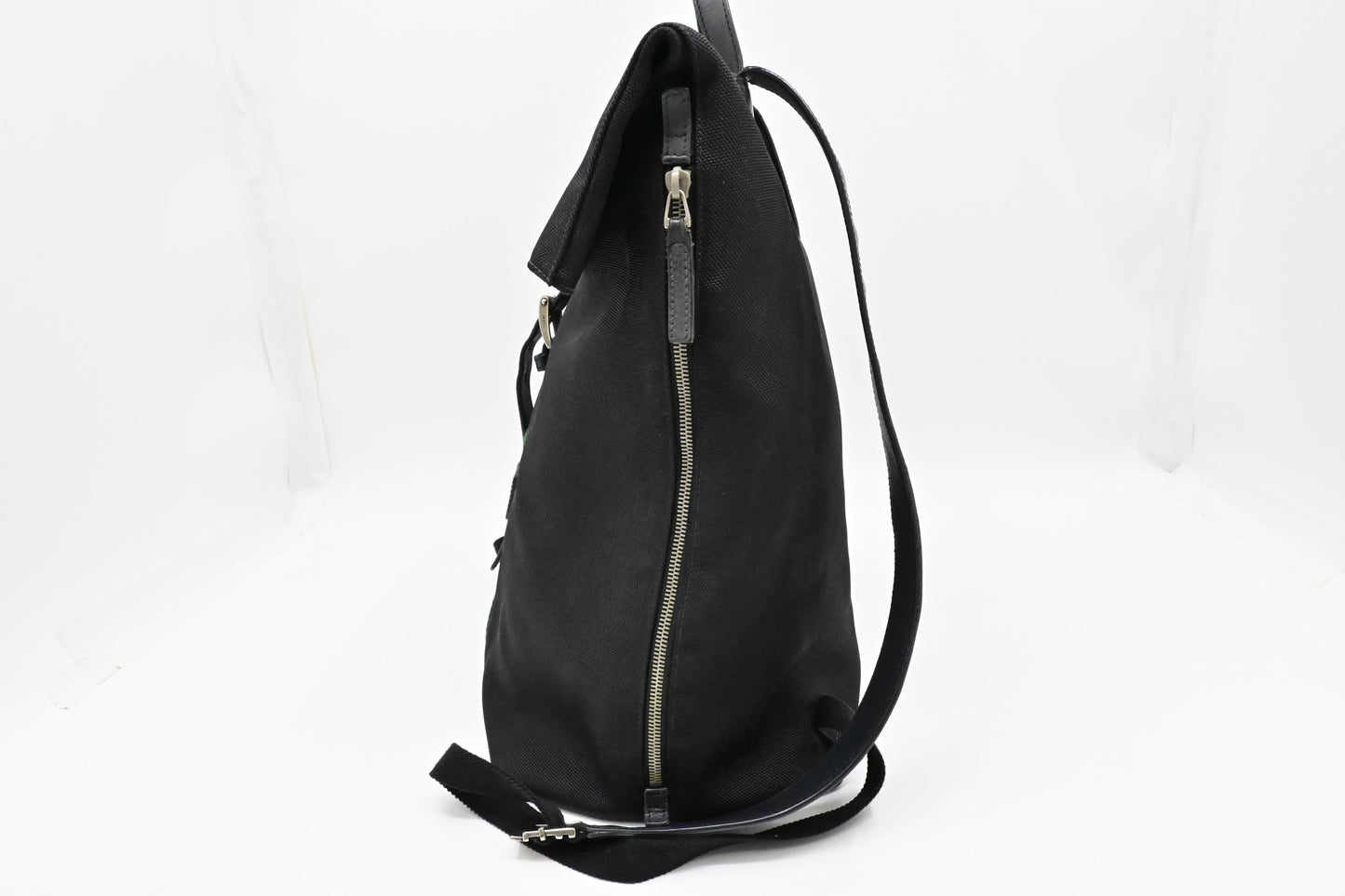 Gucci Web Techno Backpack in Black Canvas