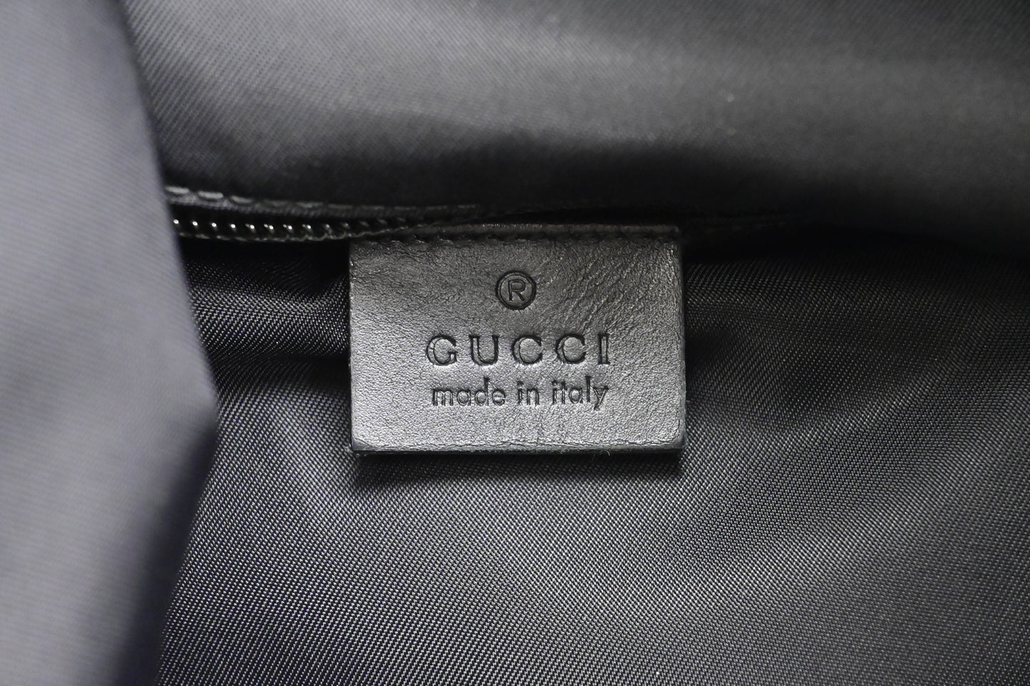 Gucci Web Techno Backpack in Black Canvas