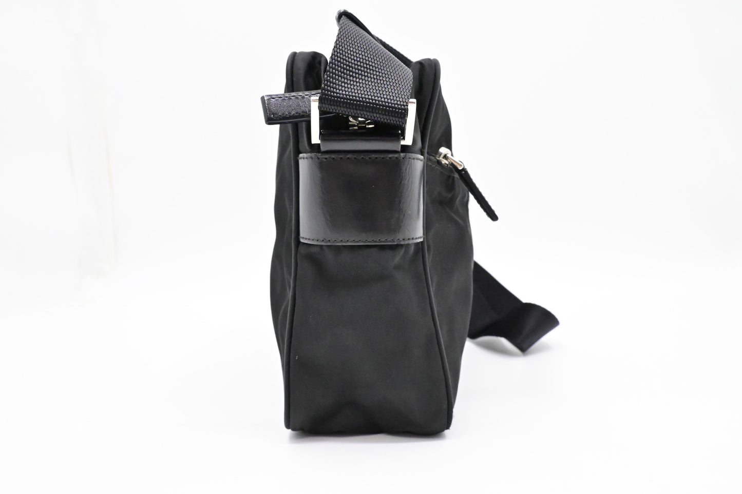 Prada Crossbody Bag in Black Nylon Canvas