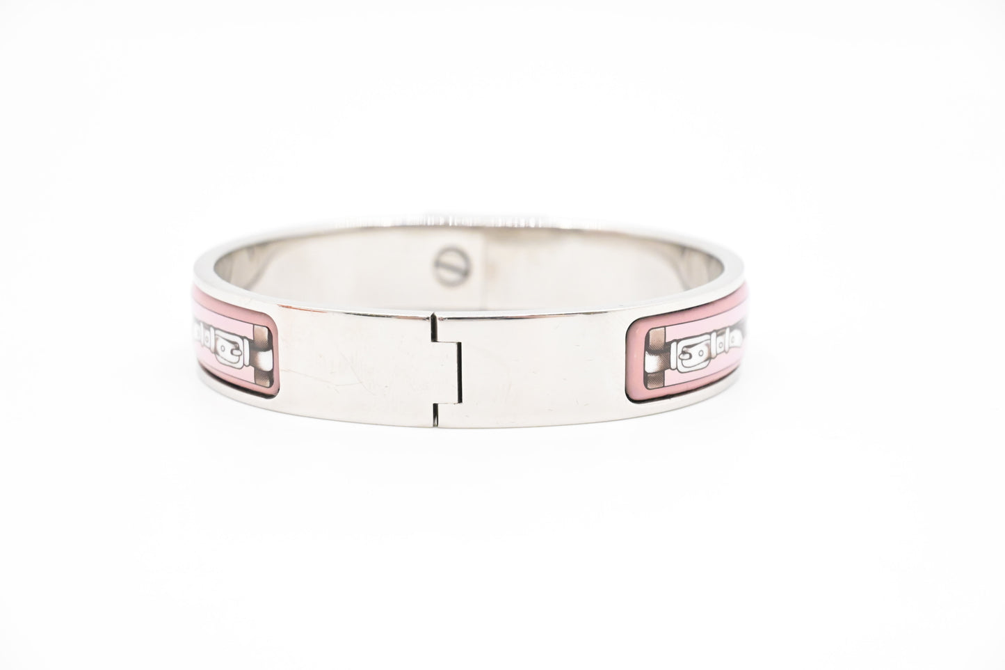 Hermes Clic Clac Bracelet in Pink