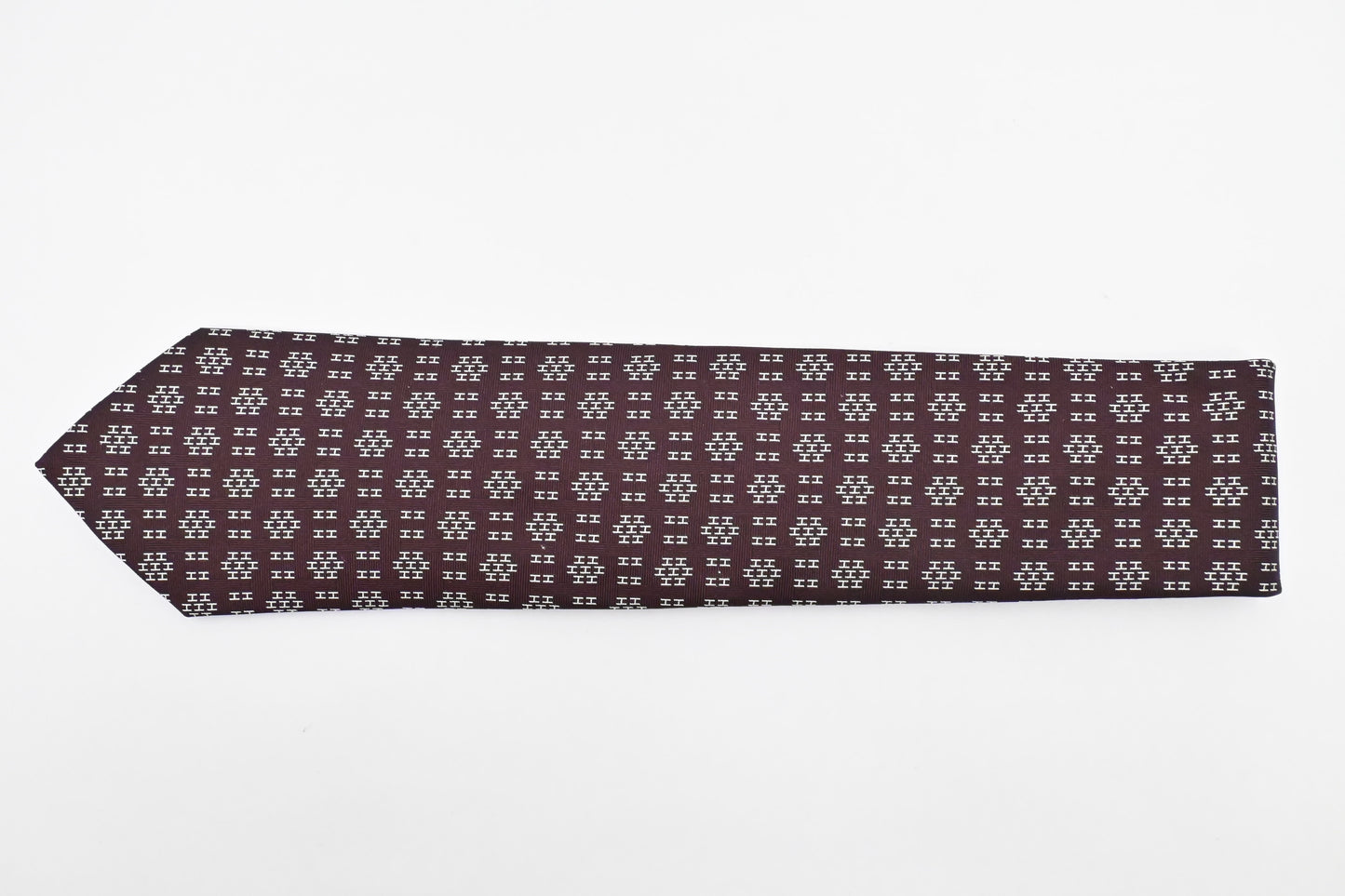 Hermes Tie in Red Silk