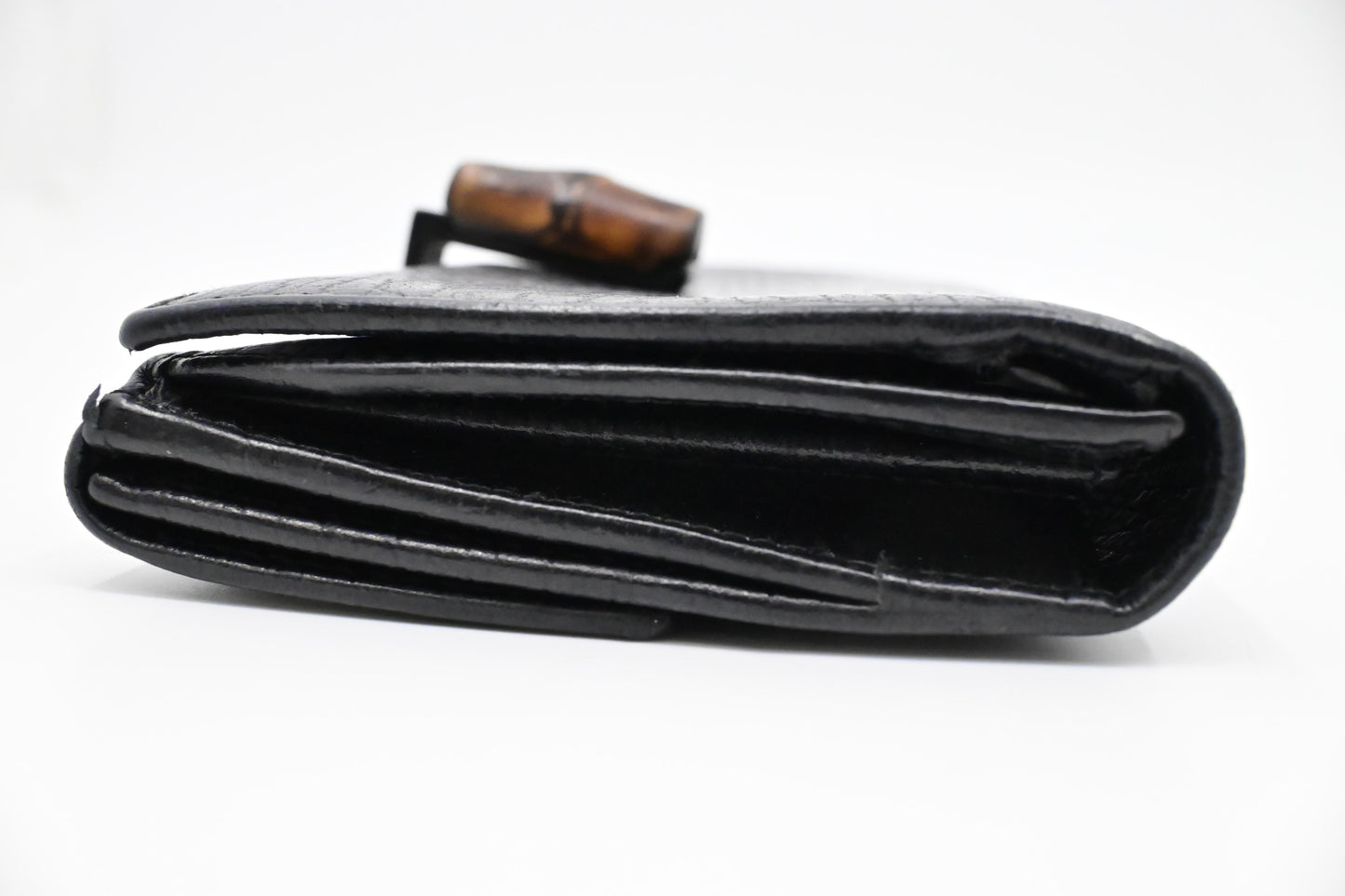 Gucci Long Wallet in Black Leather