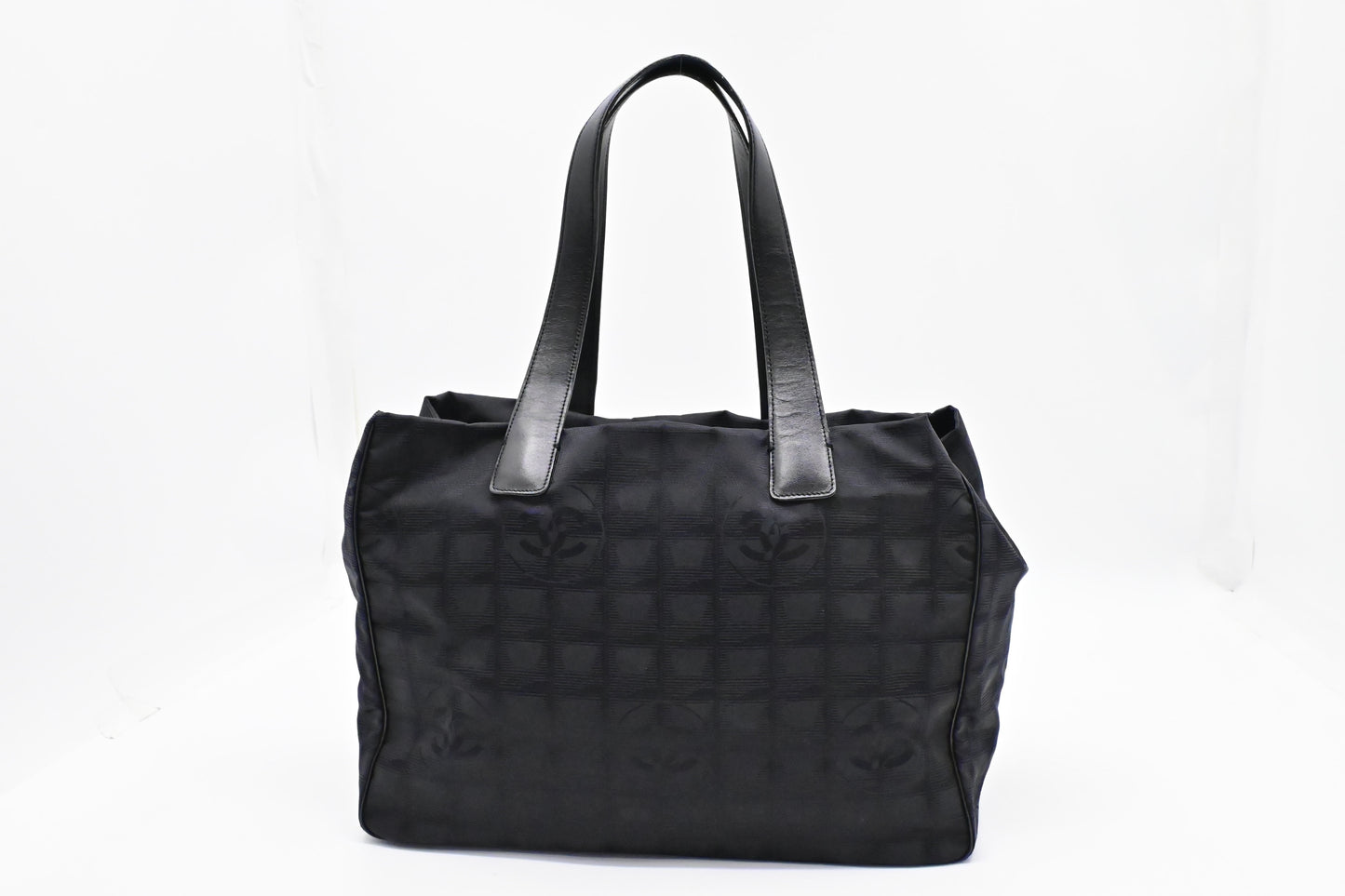 Chanel New Travel Line Tote in Black Canvas