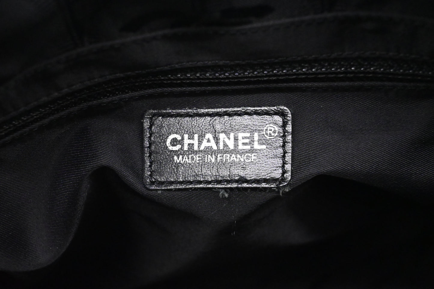 Chanel New Travel Line Tote in Black Canvas