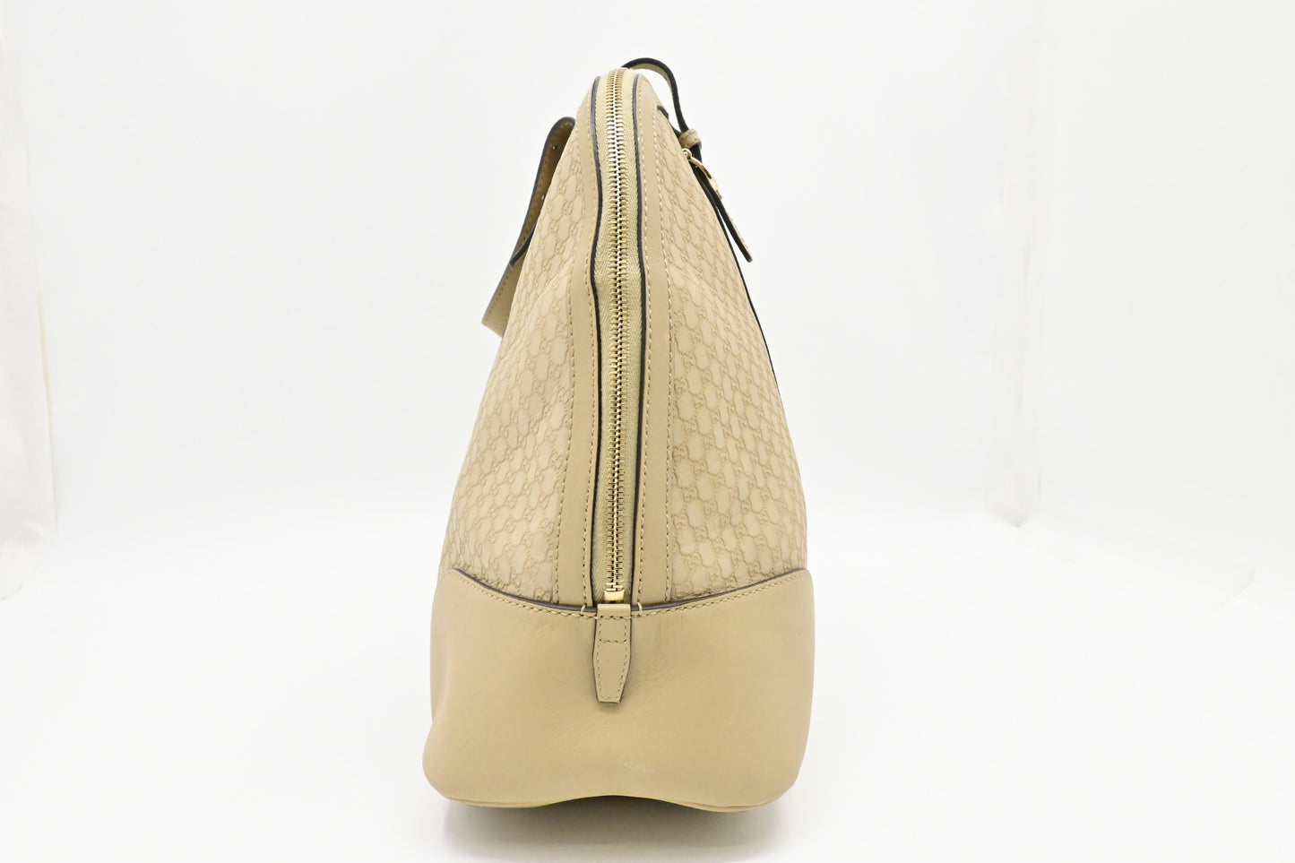 Gucci Handbag in Beige Micro Guccissima Leather