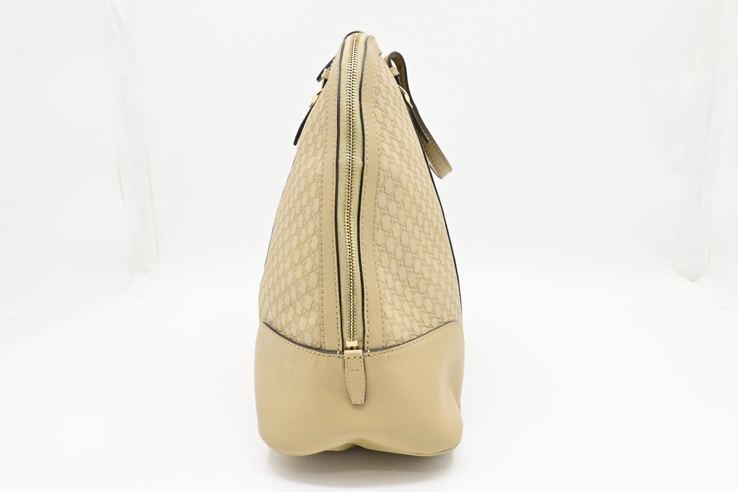 Gucci Handbag in Beige Micro Guccissima Leather