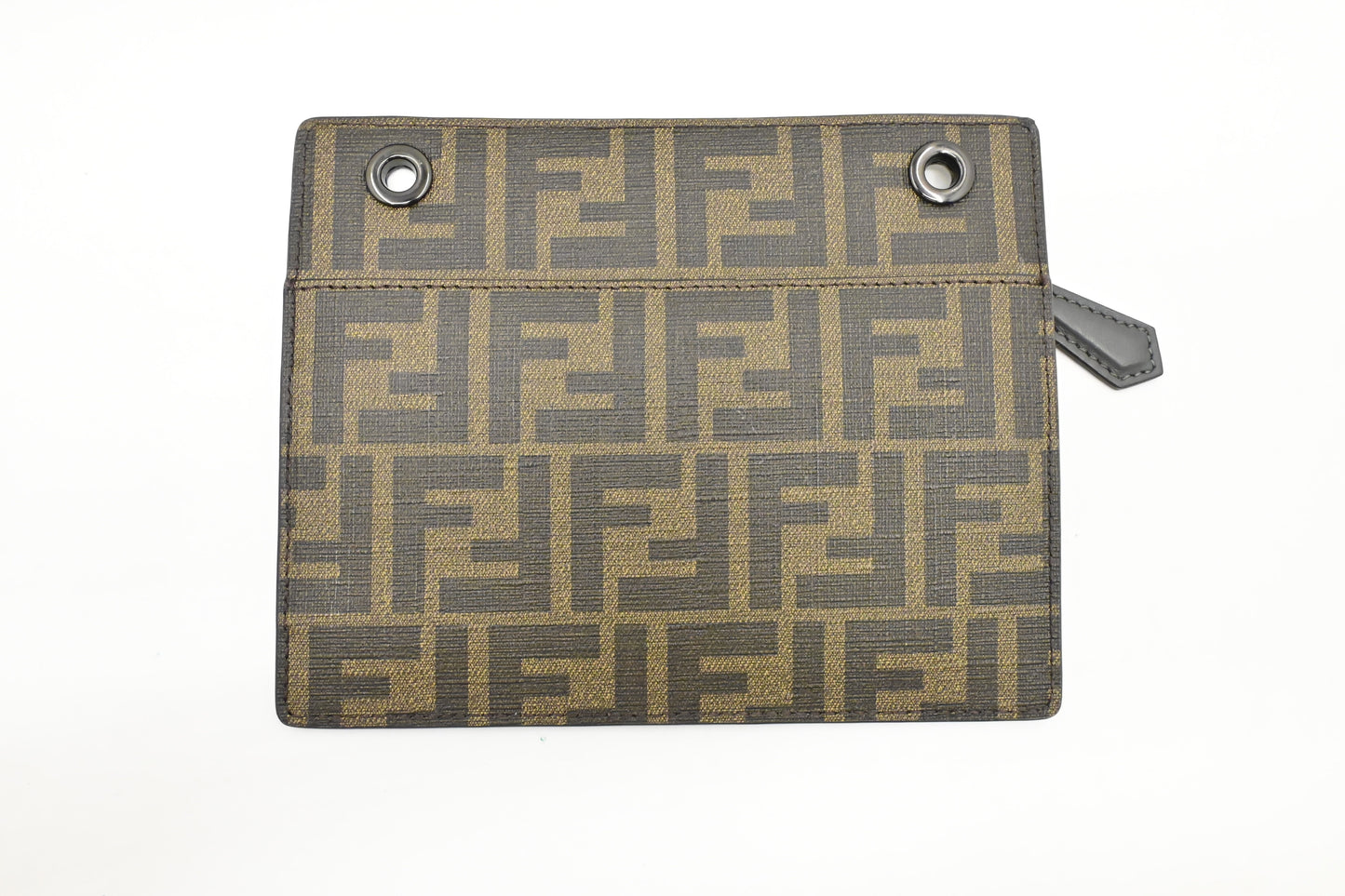 Fendi Small Peekaboo in Gray Leather