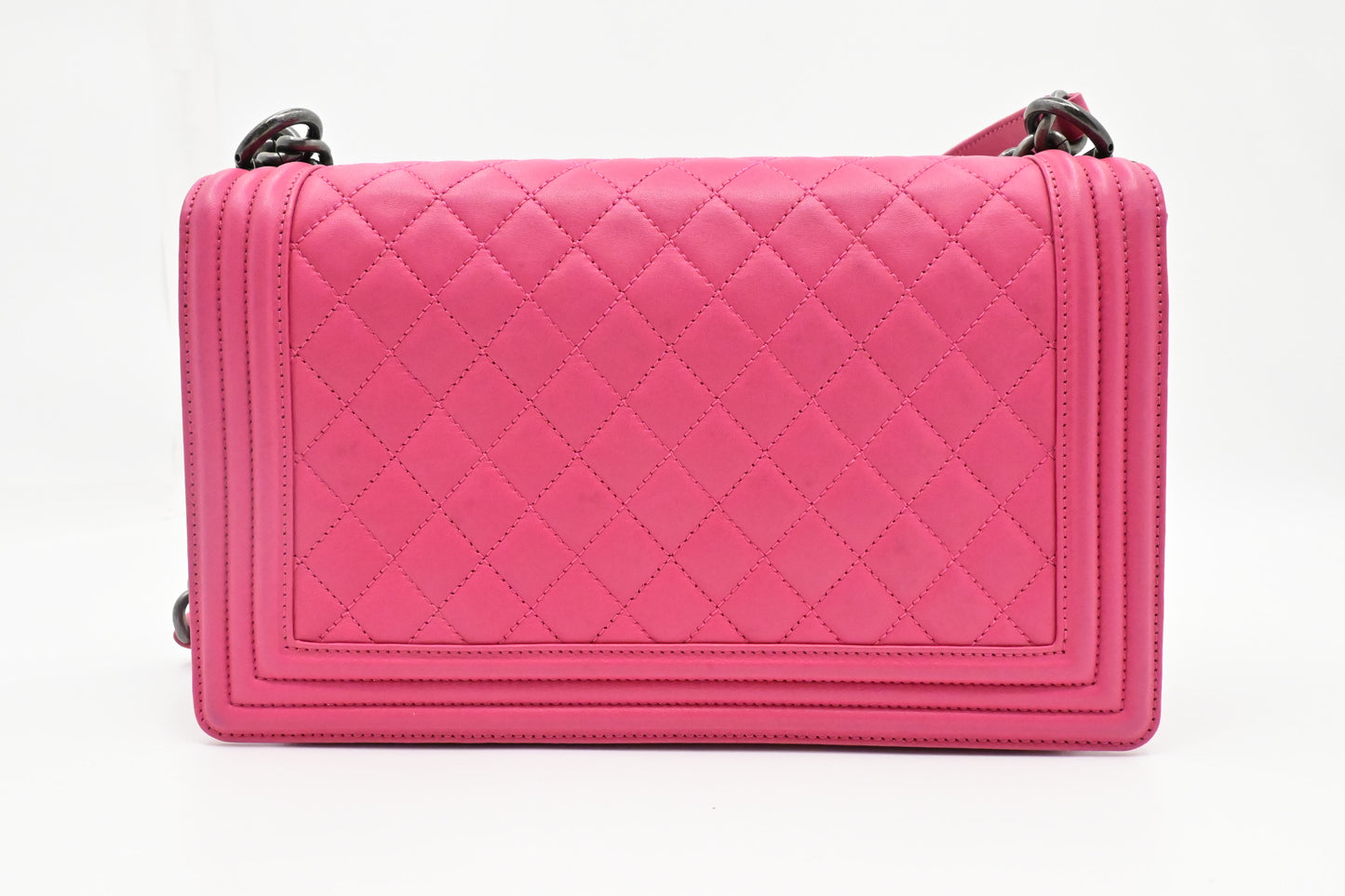 Chanel New Medium Boy in Pink Leather