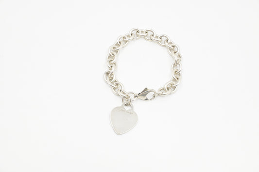 Tiffany & Co. Heart Tag Bracelet in Sterling Silver