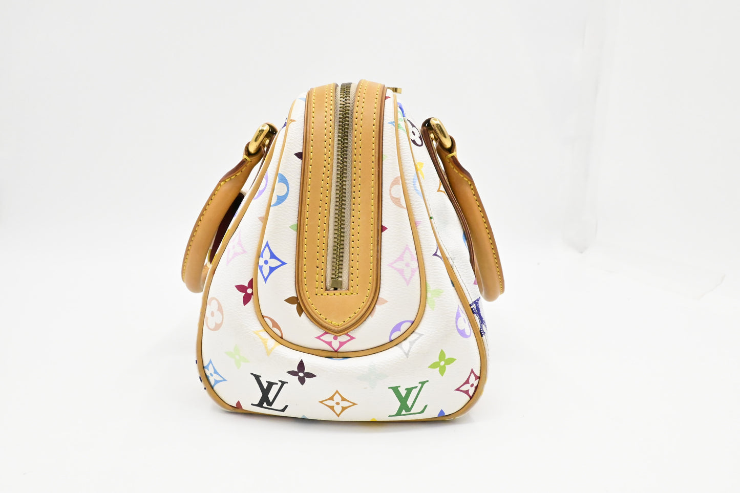 Louis Vuitton Priscilla in White Multicolor Canvas