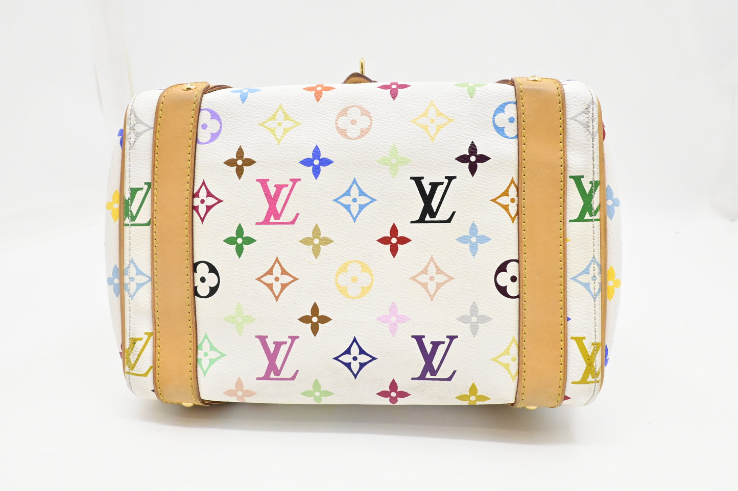 Louis Vuitton Priscilla in White Multicolor Canvas