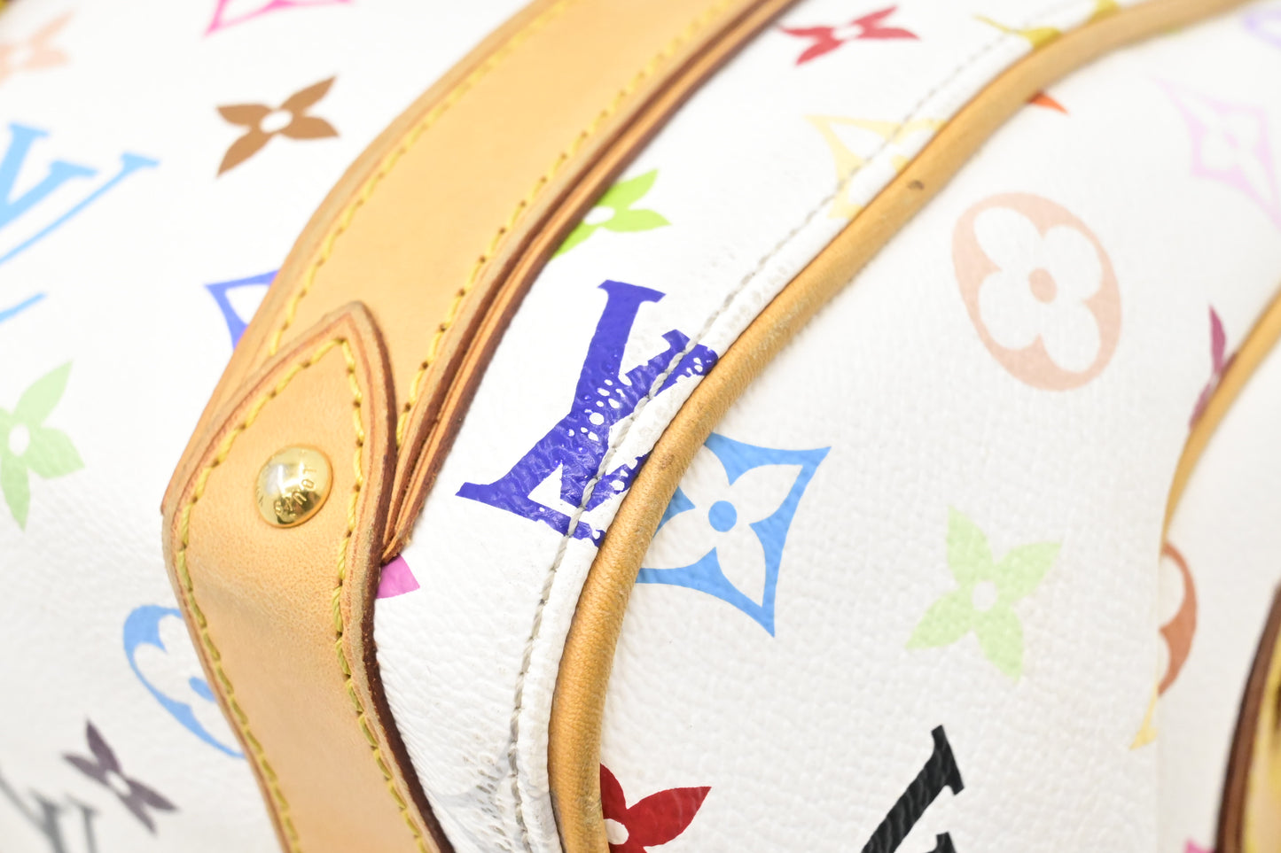 Louis Vuitton Priscilla in White Multicolor Canvas