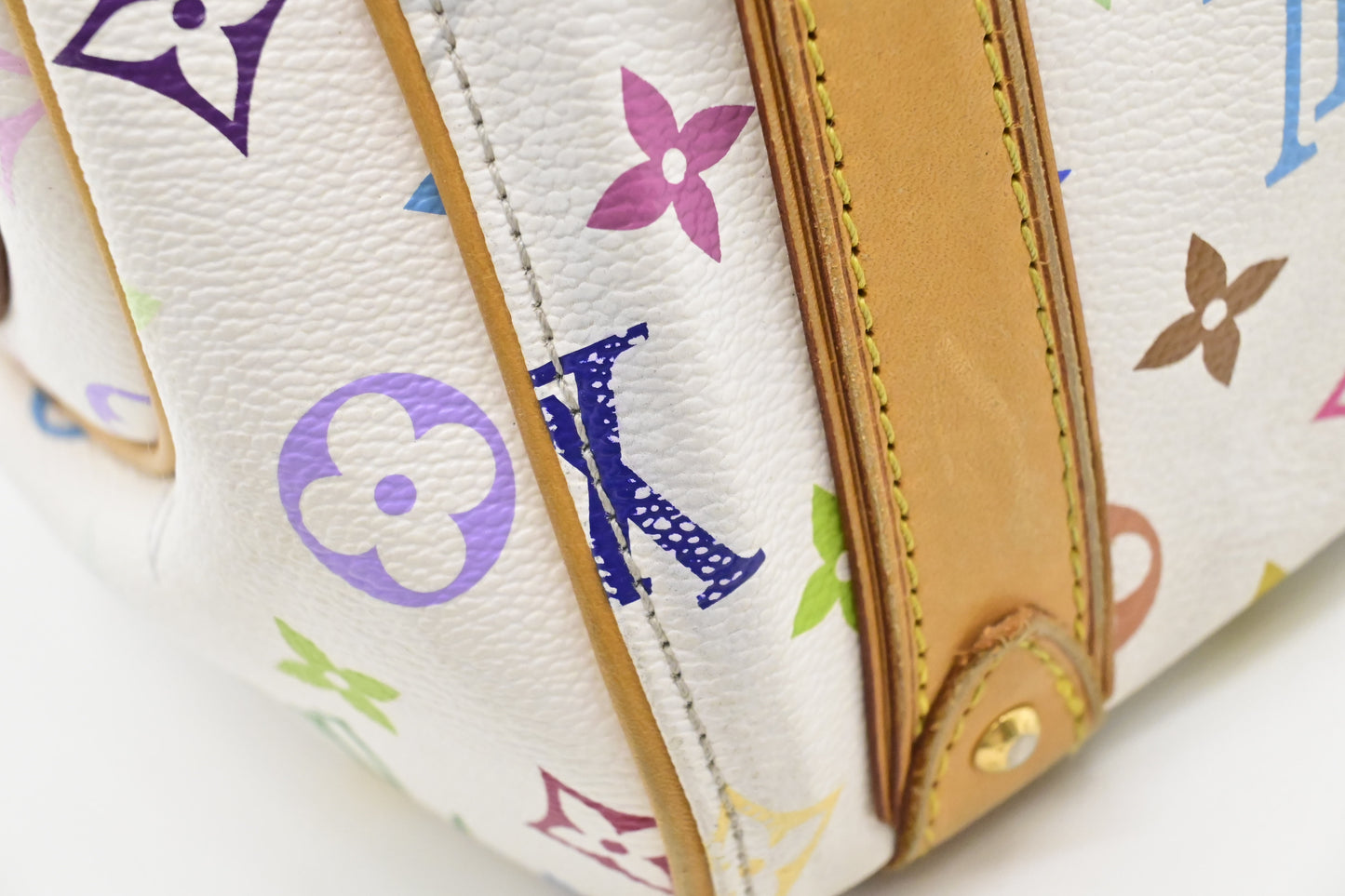 Louis Vuitton Priscilla in White Multicolor Canvas