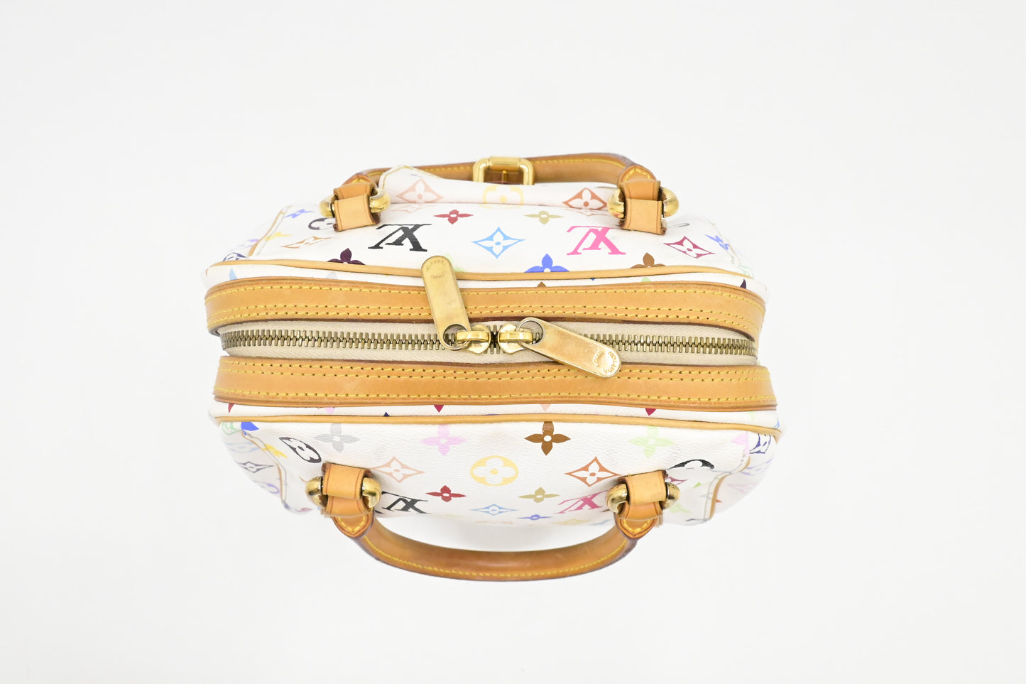 Louis Vuitton Priscilla in White Multicolor Canvas