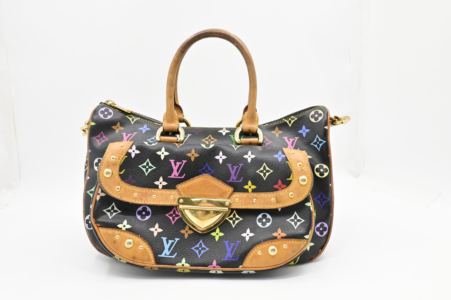 Louis Vuitton Rita in Black Multicolor Monogram Canvas