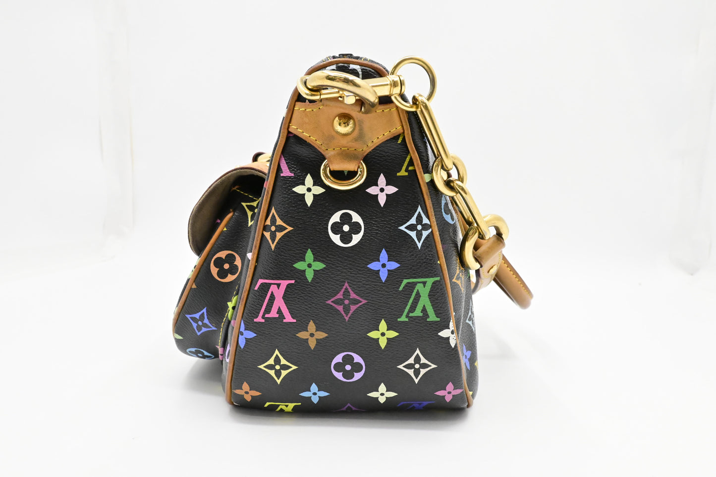 Louis Vuitton Rita in Black Multicolor Monogram Canvas