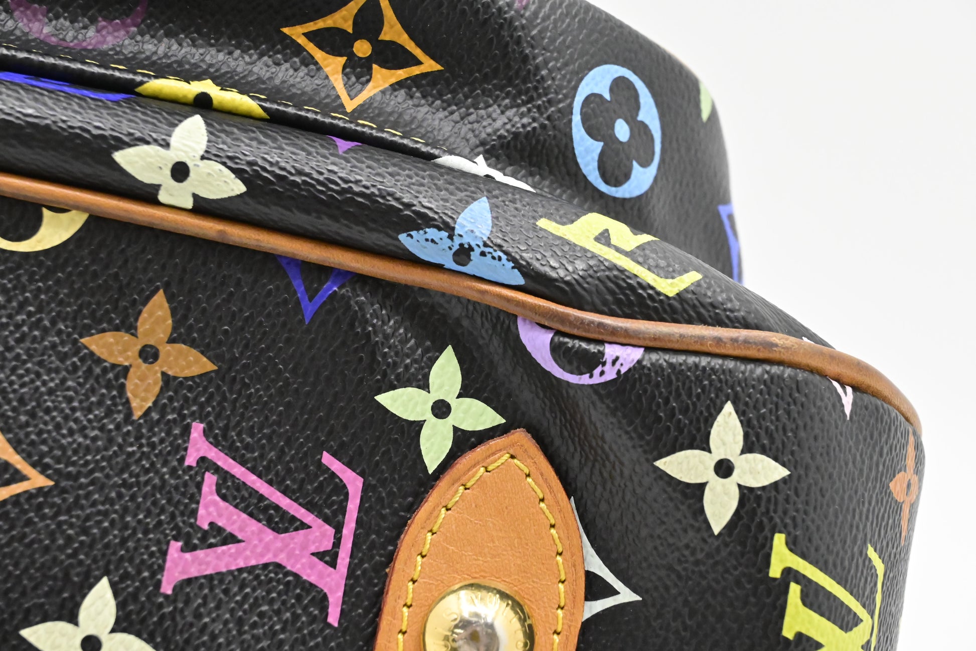 Louis Vuitton Rita in Black Multicolor Monogram Canvas