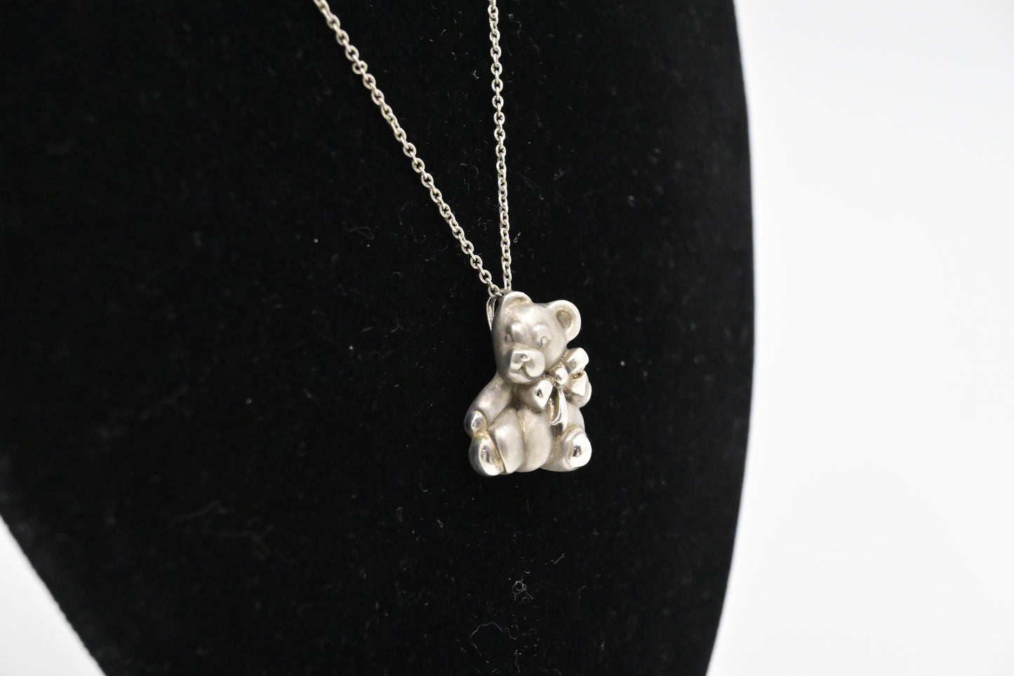 Tiffany & Co. Teddy Bear Necklace in Sterling Silver