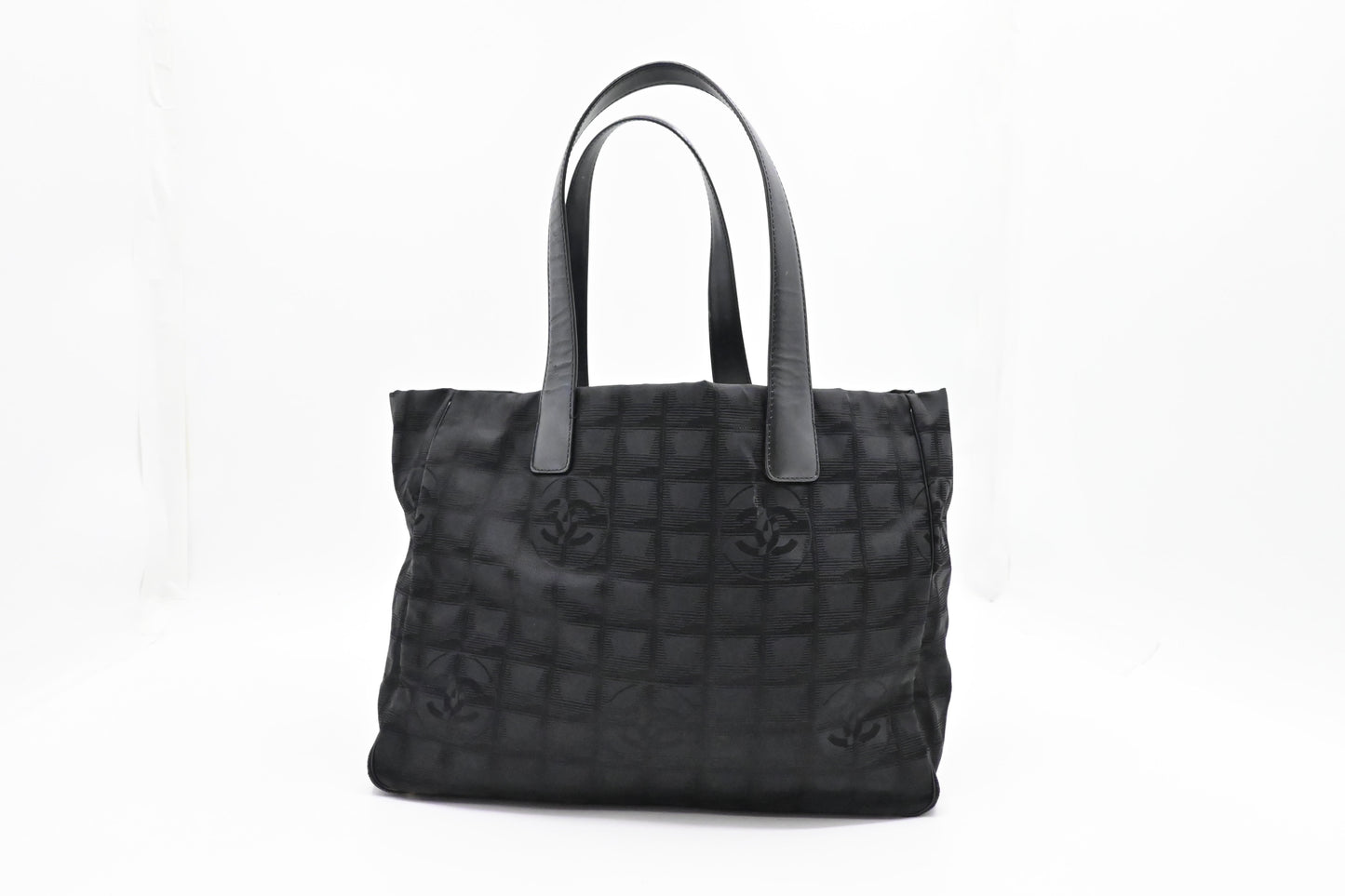 Chanel New Travel Line Tote in Black Canvas