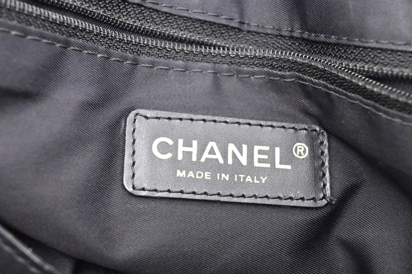 Chanel New Travel Line Tote in Black Canvas