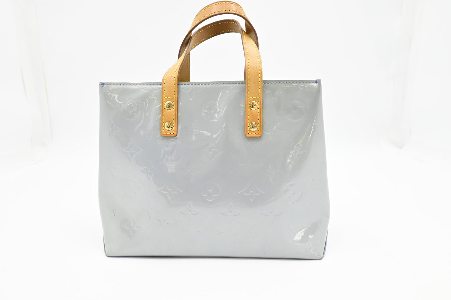 Louis Vuitton Reade PM in Light Blue Vernis Leather