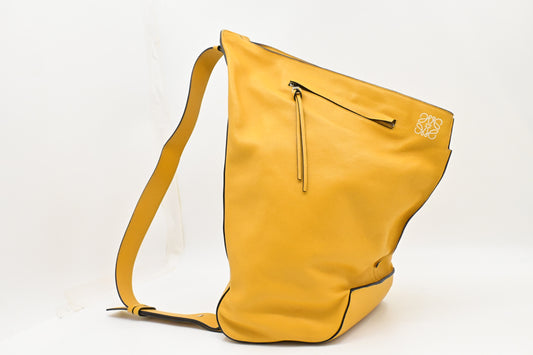 Loewe Anton Sling Bag in Yellow Leather