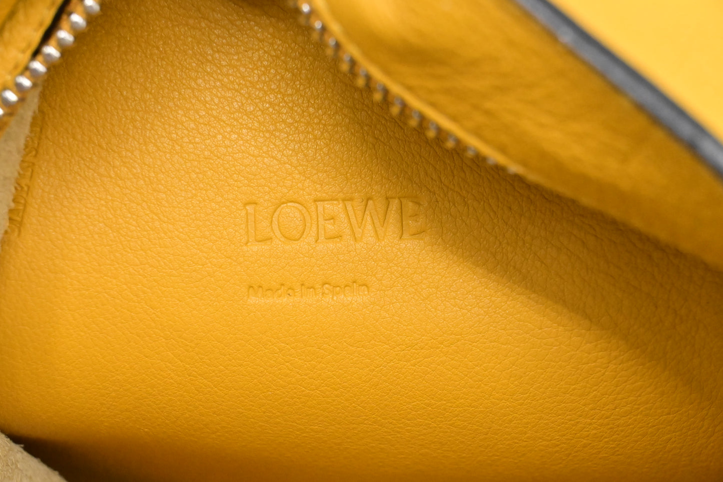 Loewe Anton Sling Bag in Yellow Leather