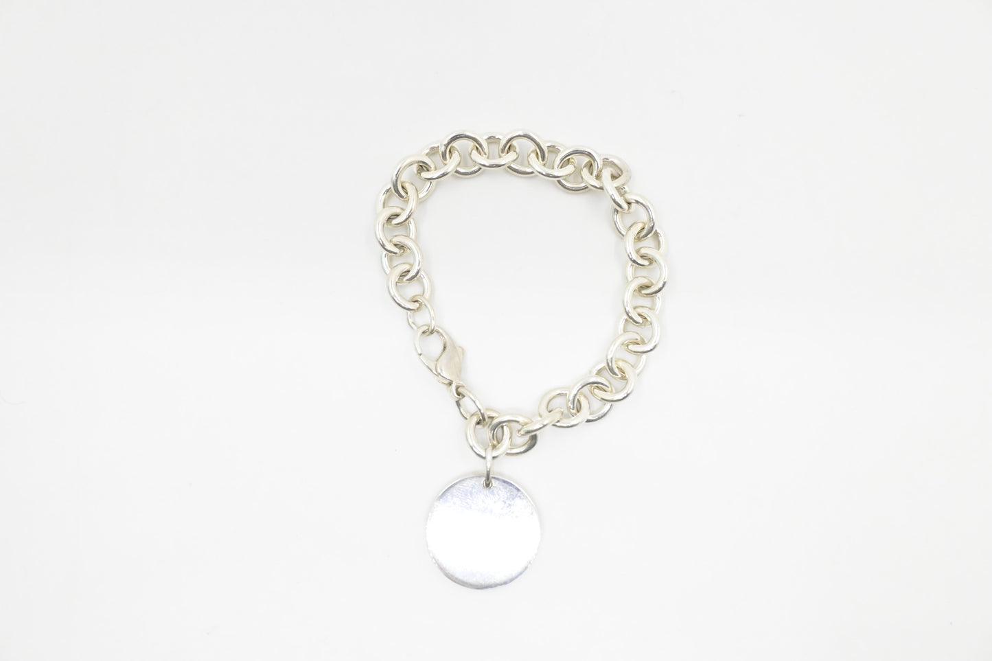 Tiffany & Co. Round Tag Bracelet in Sterling Silver