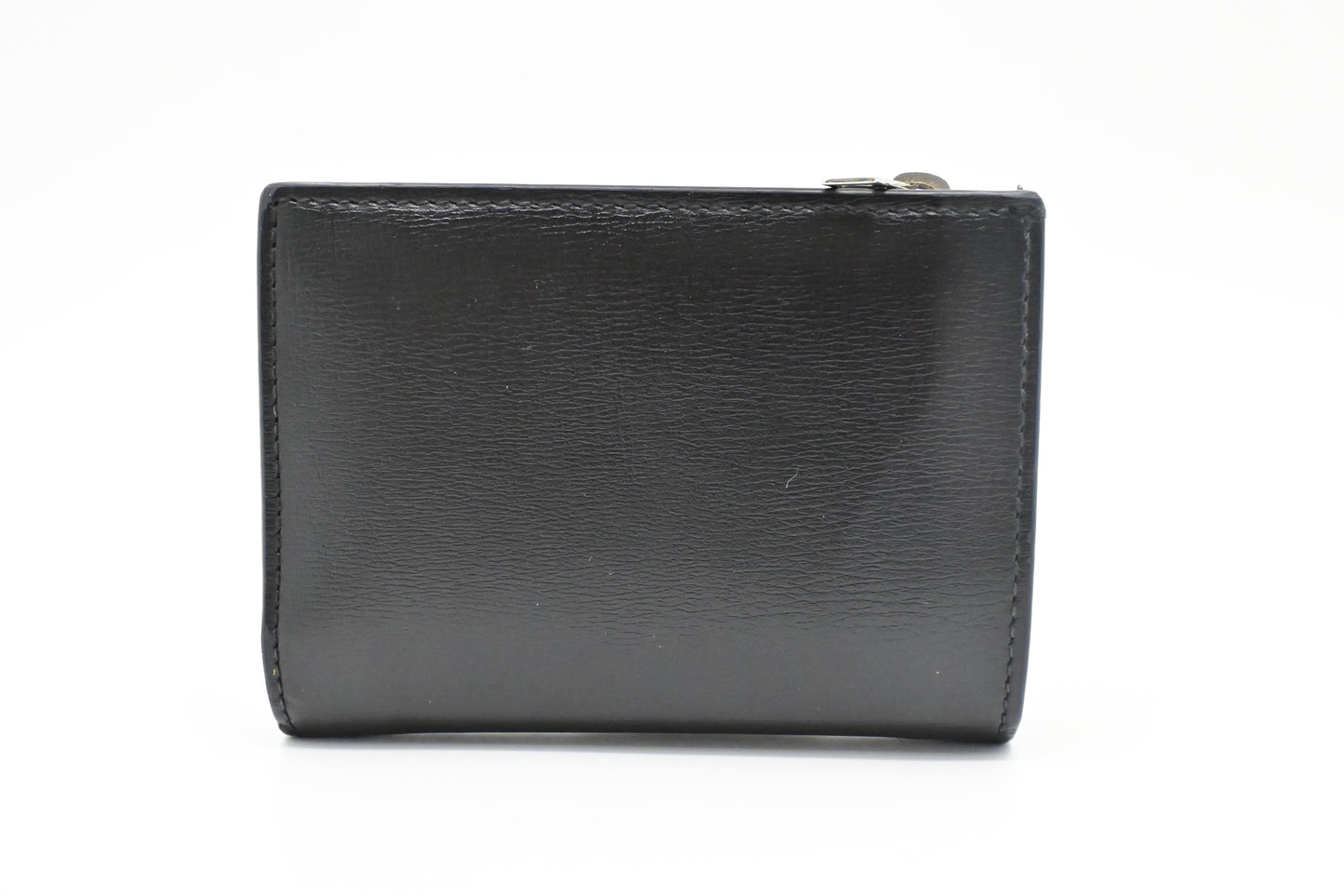 YSL Saint Laurent Compact Wallet in Black Leather